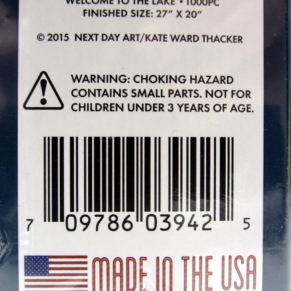 Welcome To The Lake by Kate Ward Thacker 1000 Piece Jigsaw Puzzle 27"x20" Trout - Picture 6 of 6